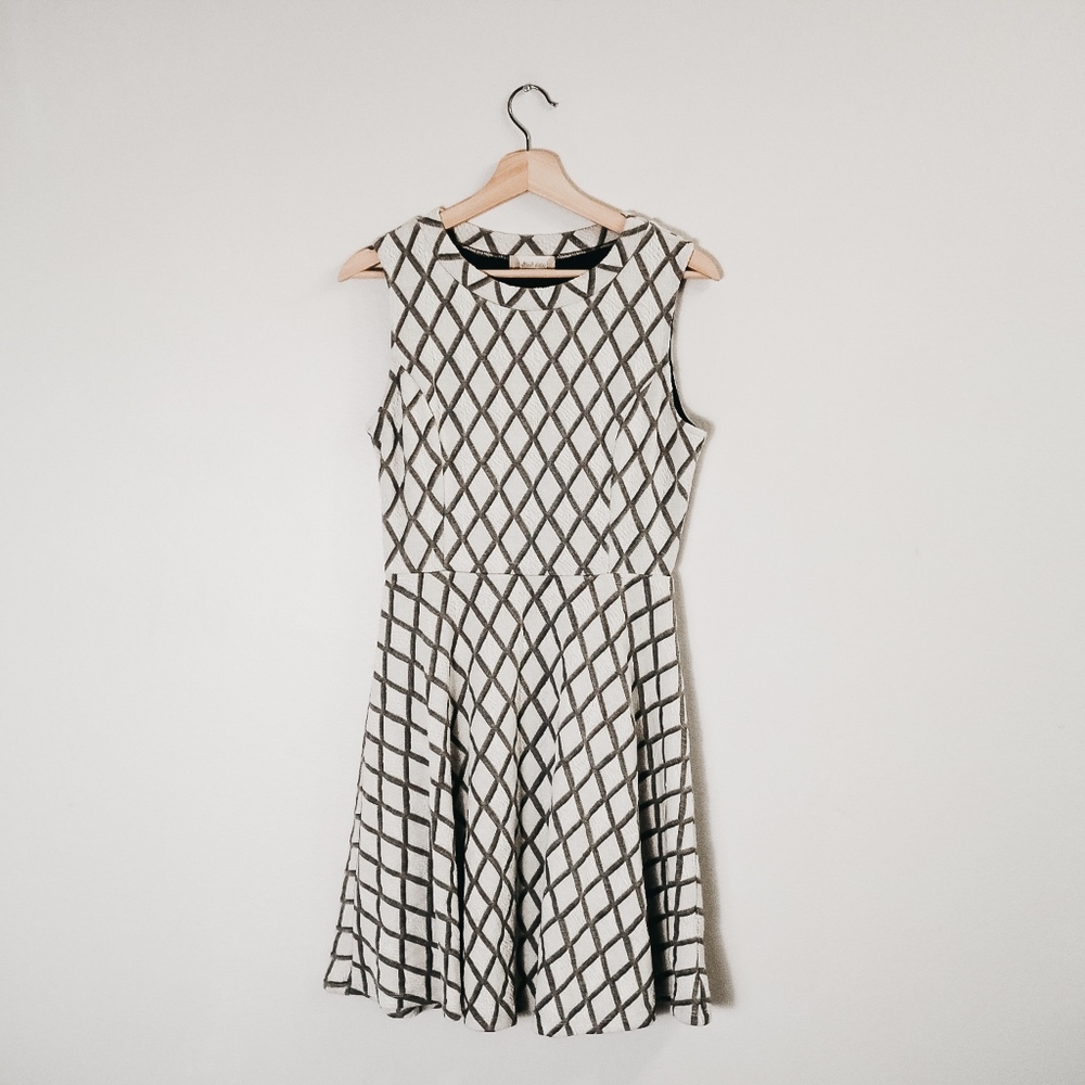 Altar'd State Fit & Flare Skater Textured Dress